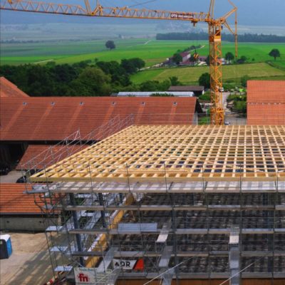 Construction bois Neuchâtel Hangar à copeaux Val-de-Ruz
