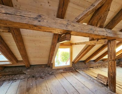 Aménagement de combles Neuchâtel, plafond lames épicéa du nord Lames de plafond en bois Neuchâtel