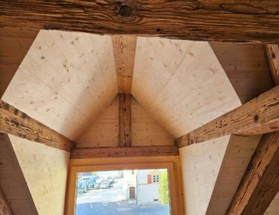 Aménagement de combles Neuchâtel, plafond lames épicéa du nord Lames de plafond en bois Neuchâtel