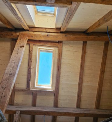 Aménagement de combles Neuchâtel, plafond lames épicéa du nord Lames de plafond en bois Neuchâtel