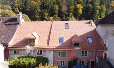 Rénovation toiture Neuchâtel, bâtiment classé historique