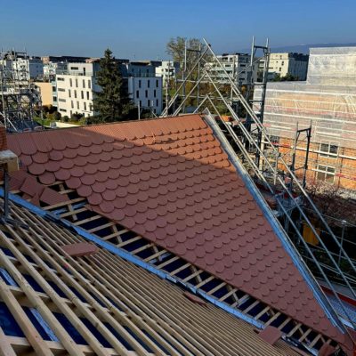 Toiture Cossonay Lausanne couverture tuile terre cuite